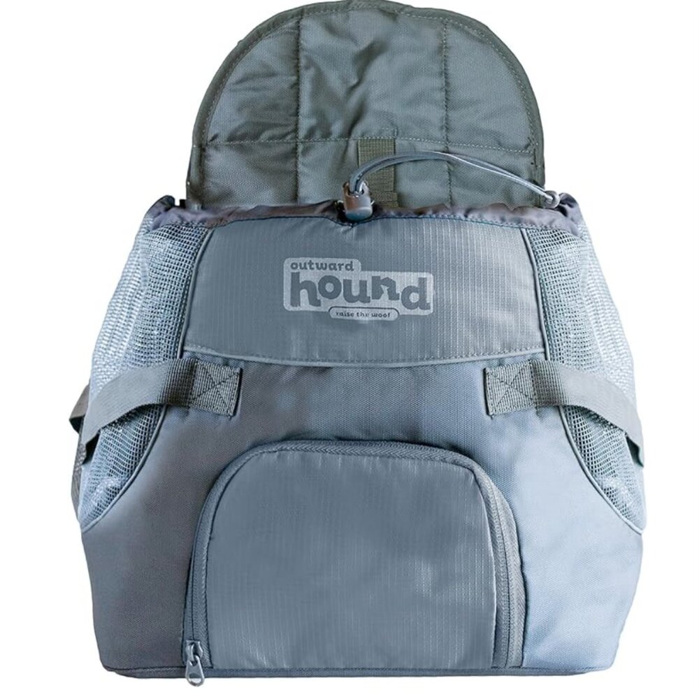 Outward Hound PoochPouch Front Carrier - Small (Gray)